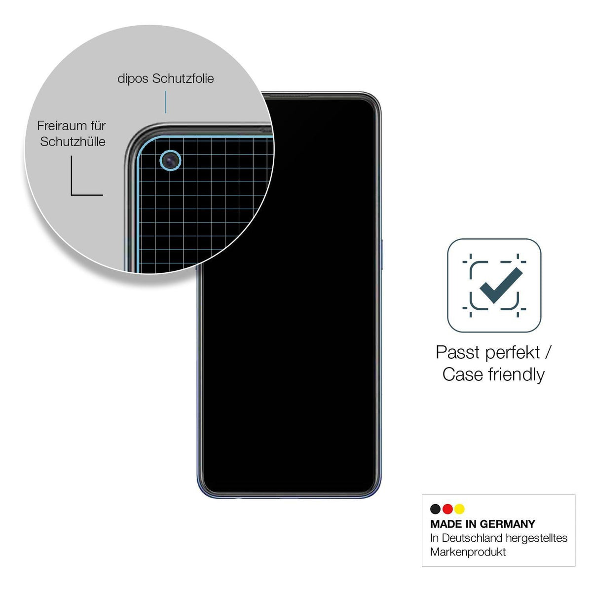 2x 9H Schutzfolie matt für Oppo F19 Panzerfolie (6)
