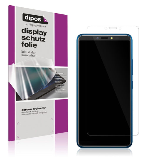 2x Schutzfolie klar für BQ 6030G Practic Display-S (1)