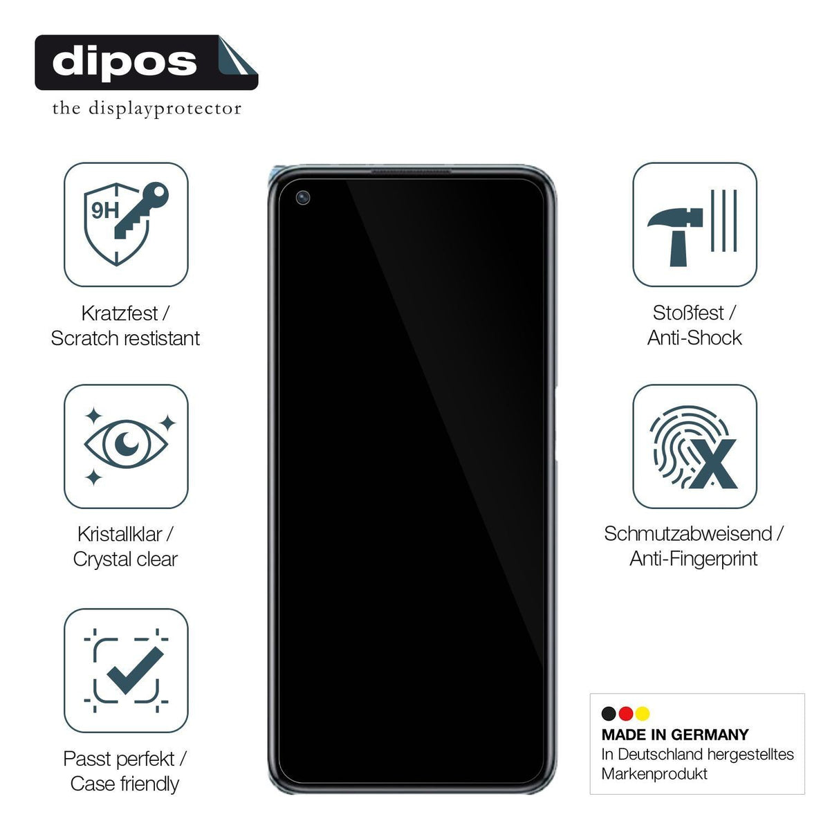 2x 9H Schutzfolie für Oppo K10 5G Panzerfolie (7)