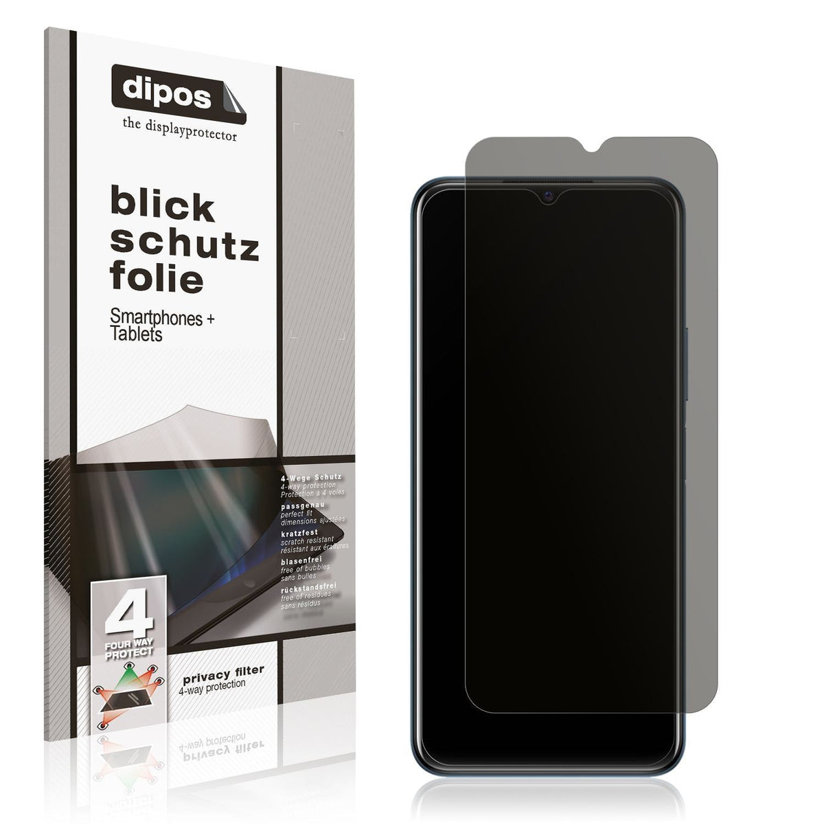 Blickschutzfolie für Vivo Y21s matt Schutzfolie Pr (1)