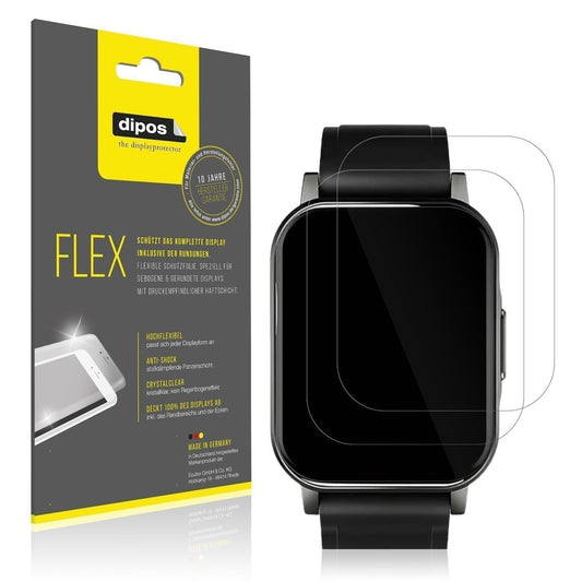 2x 3D Full Cover Schutzfolie für Haylou LS02 watch (1)