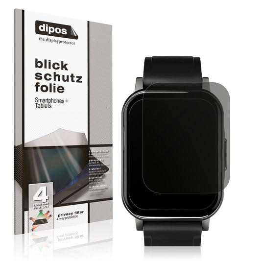 Blickschutzfolie für Haylou LS02 watch matt Schutz (1)