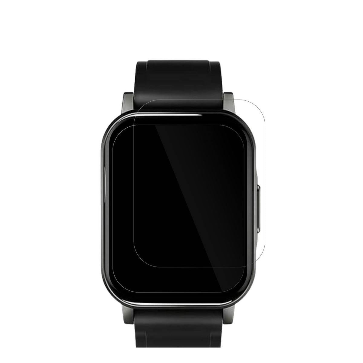 5x Schutzfolie klar für Haylou LS02 watch Display- (2)