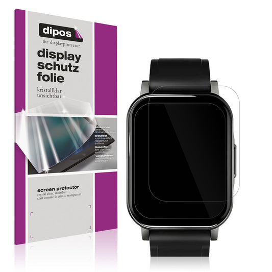 1x Schutzfolie klar für Haylou LS02 watch Display- (1)