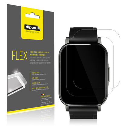 3x 3D Full Cover Schutzfolie für Haylou LS02 watch (1)