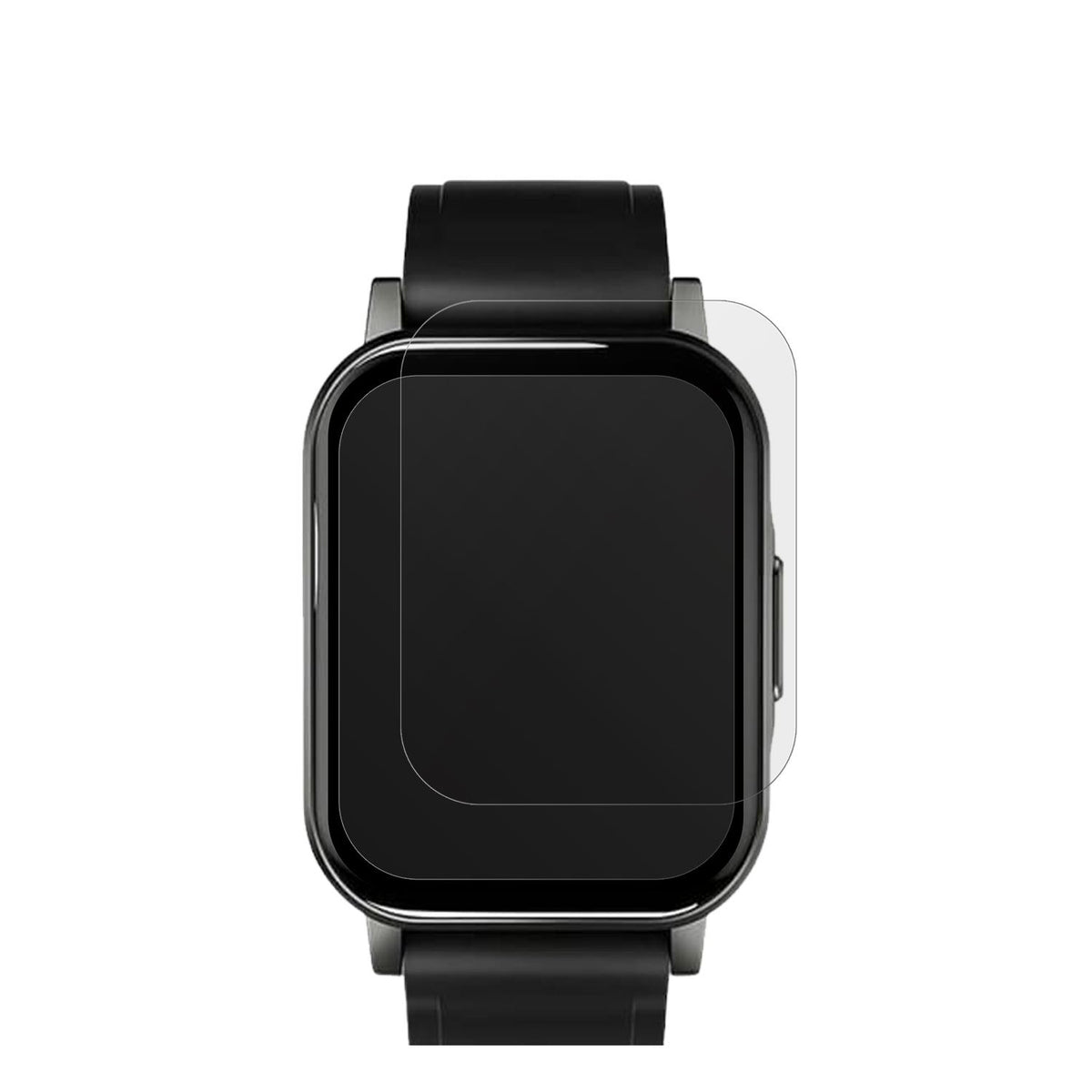 2x Schutzfolie matt für Haylou LS02 watch Display- (2)
