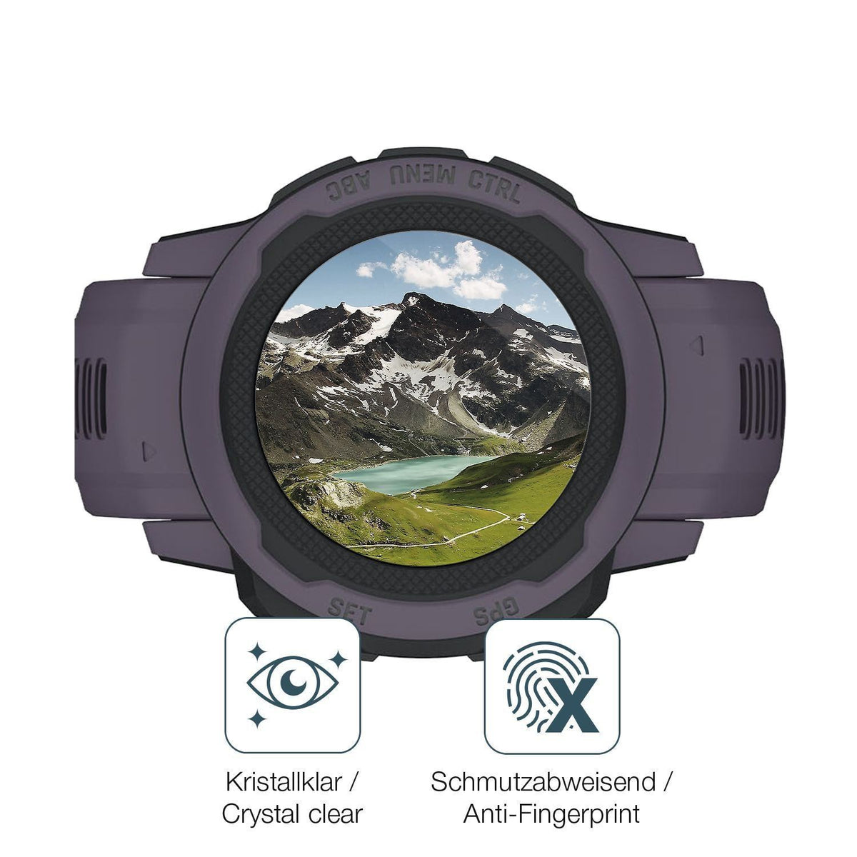 1x 9H Schutzfolie für Garmin Instinct 2S (40mm) Pa (5)