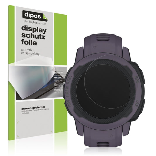 2x Schutzfolie matt für Garmin Instinct 2S (45mm)  (1)