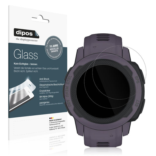 2x 9H Schutzfolie für Garmin Instinct 2S (40mm) Pa (1)