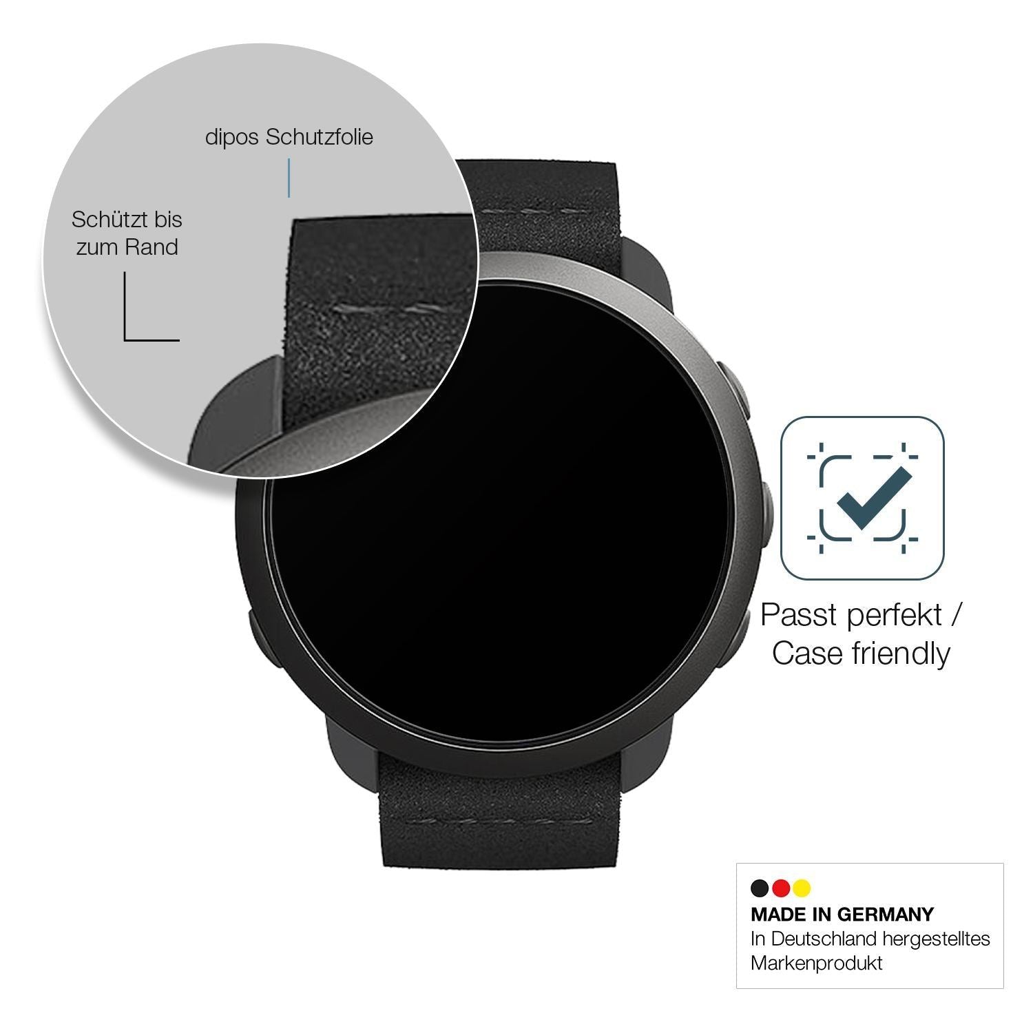 2x 9H Schutzfolie matt für Suunto 3 Panzerfolie (6)