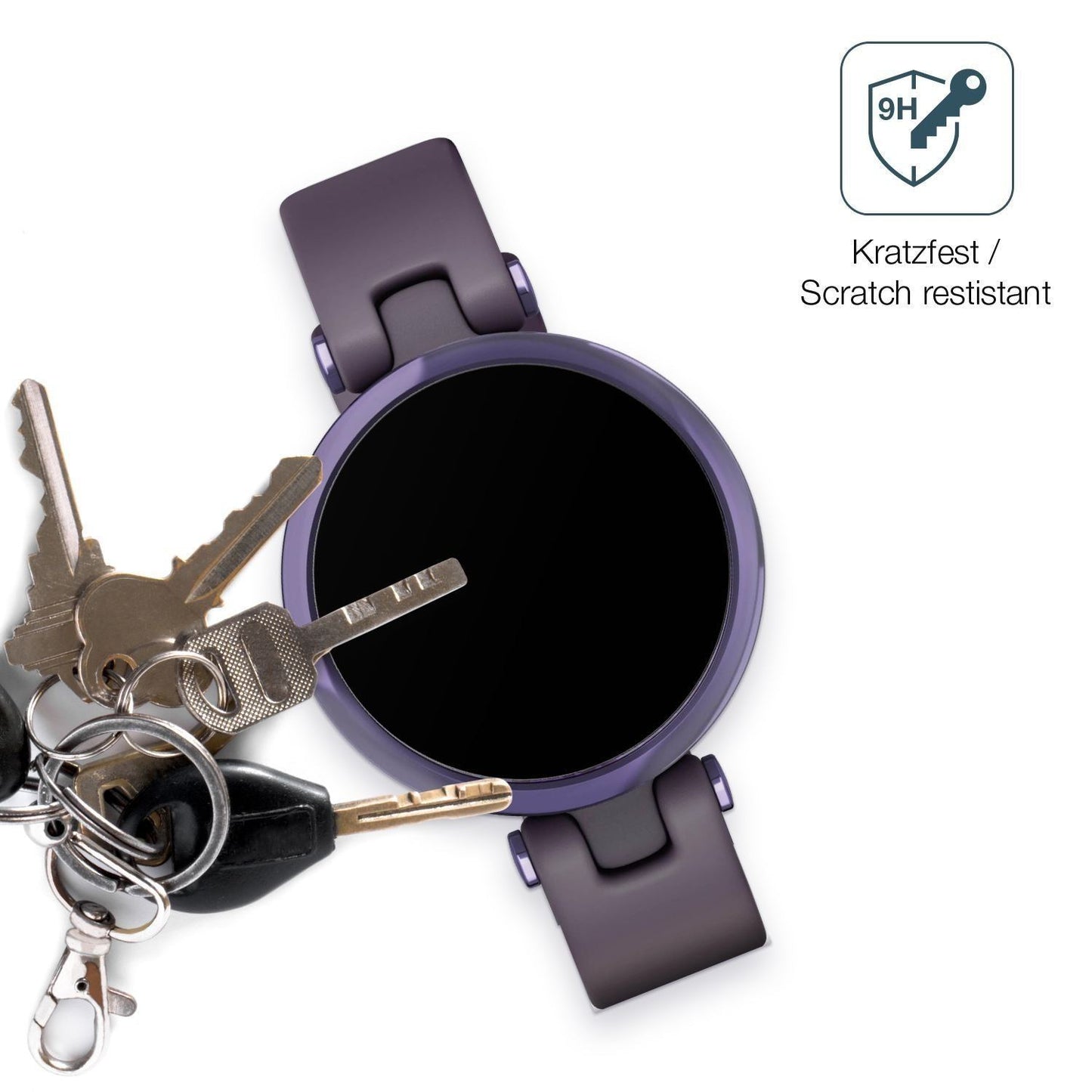 1x 9H Schutzfolie matt für Garmin Lily Sport Smart (3)