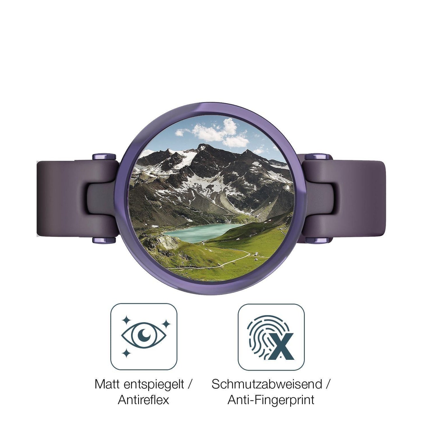 1x 9H Schutzfolie matt für Garmin Lily Sport Smart (5)