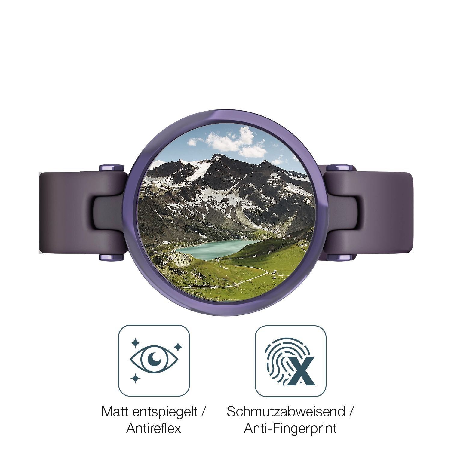 1x 9H Schutzfolie matt für Garmin Lily Sport Smart (5)