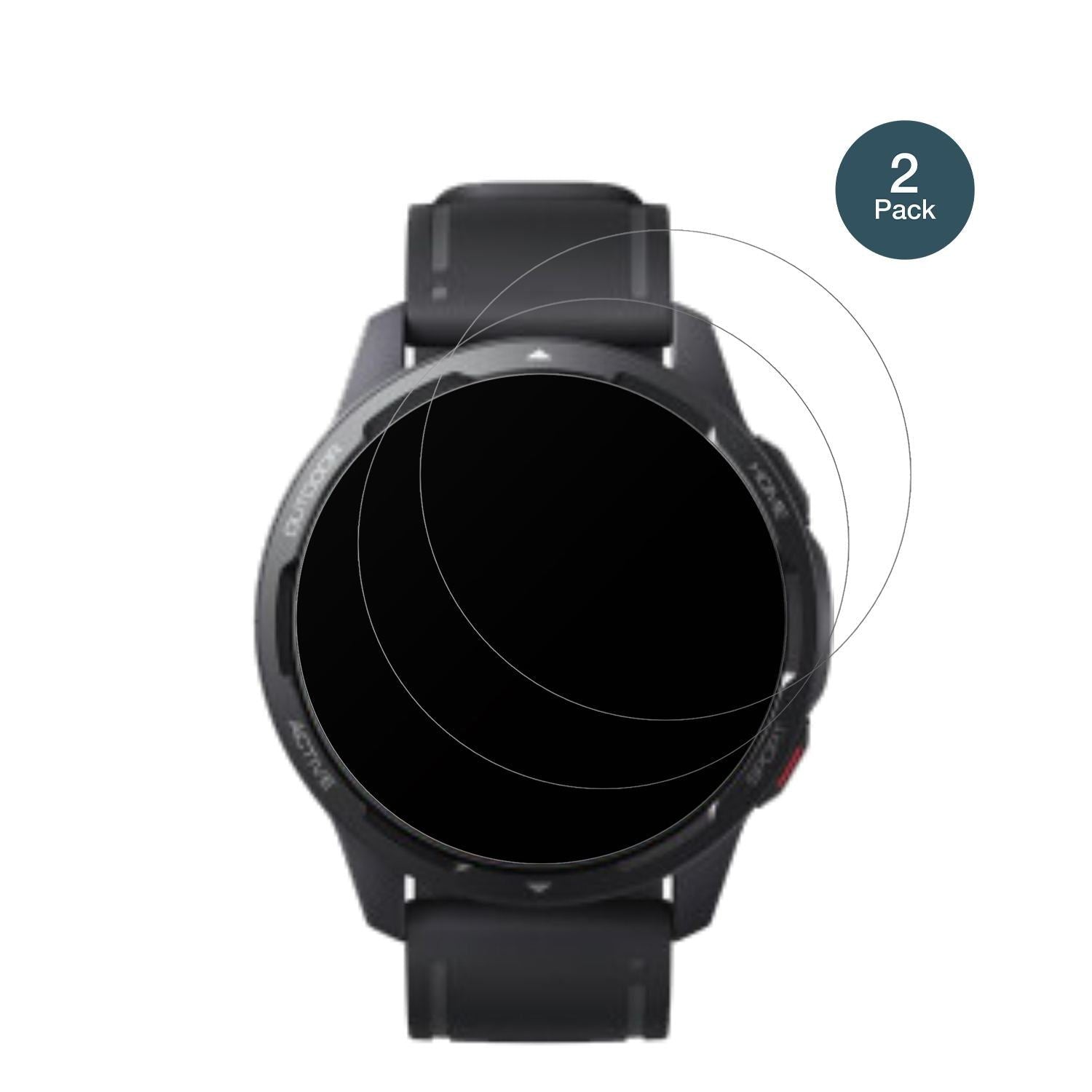 2x 9H Schutzfolie matt für Xiaomi Watch S1 Active  (2)