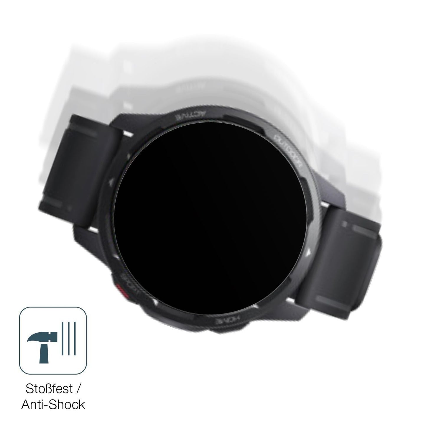 2x 9H Schutzfolie matt für Xiaomi Watch S1 Active  (4)