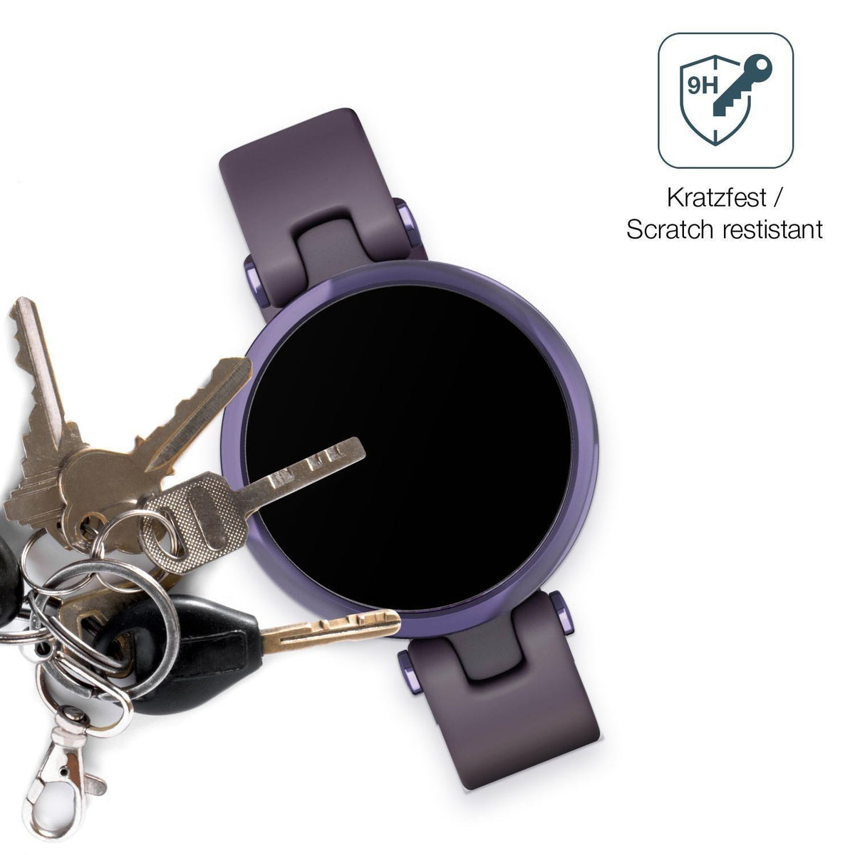 2x 9H Schutzfolie matt für Garmin Lily Sport Smart (3)