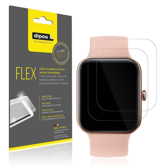 3x 3D Full Cover Schutzfolie für AooDen Smartwatch (1)