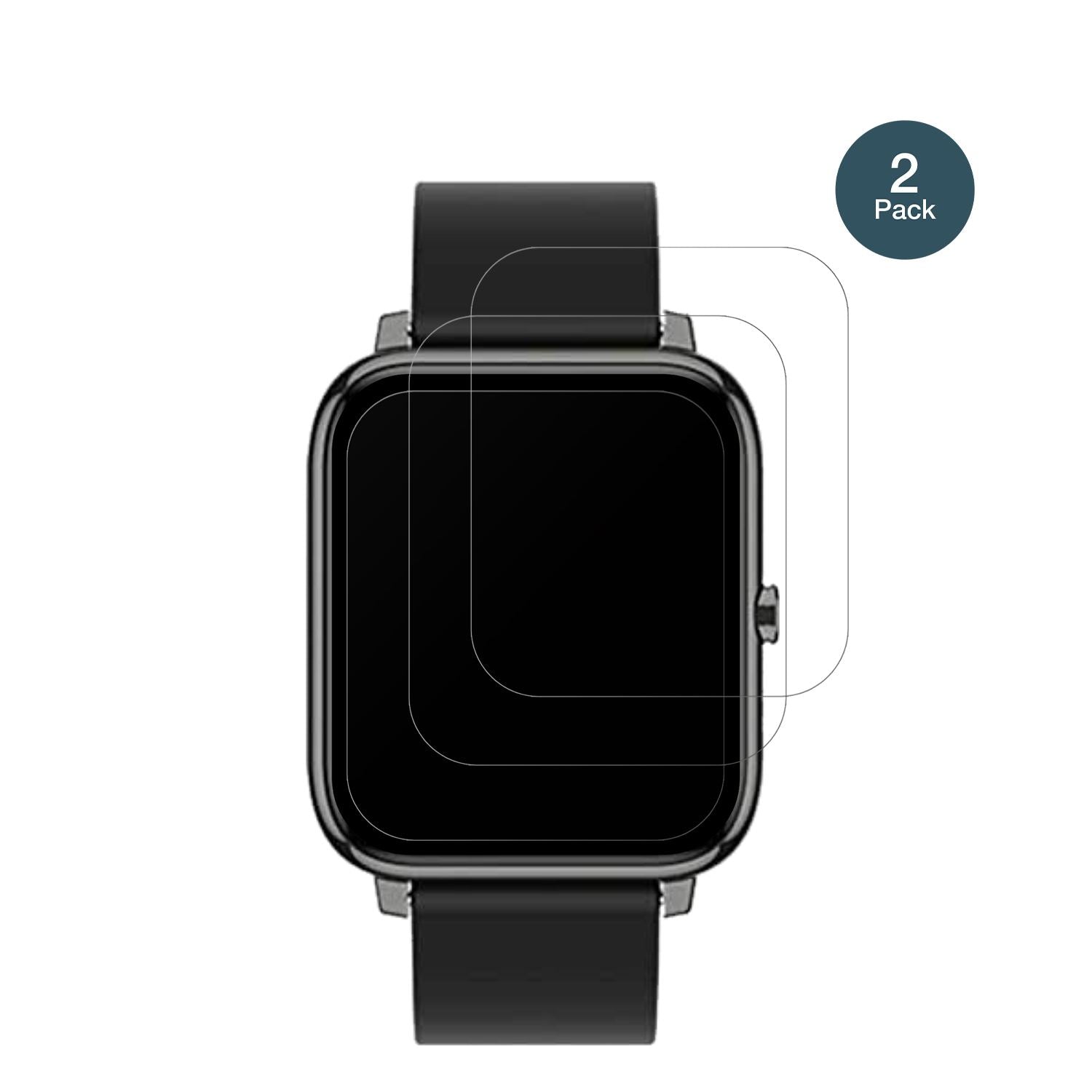 1x 9H Schutzfolie matt für Popglory Smartwatch Pan (2)