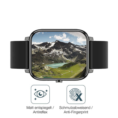 1x 9H Schutzfolie matt für Popglory Smartwatch Pan (5)