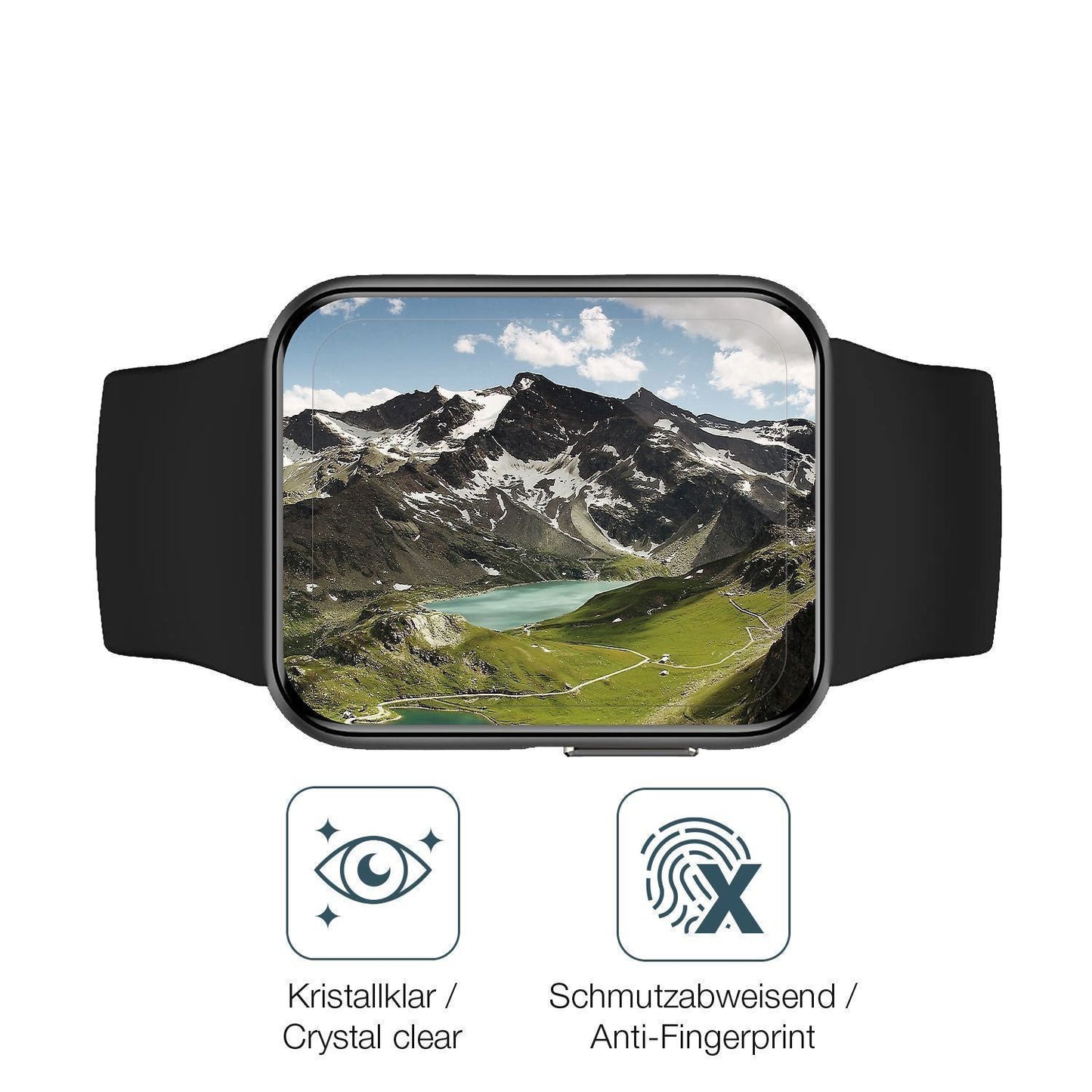 2x 9H Schutzfolie für GRV Smartwatch Panzerfolie (5)