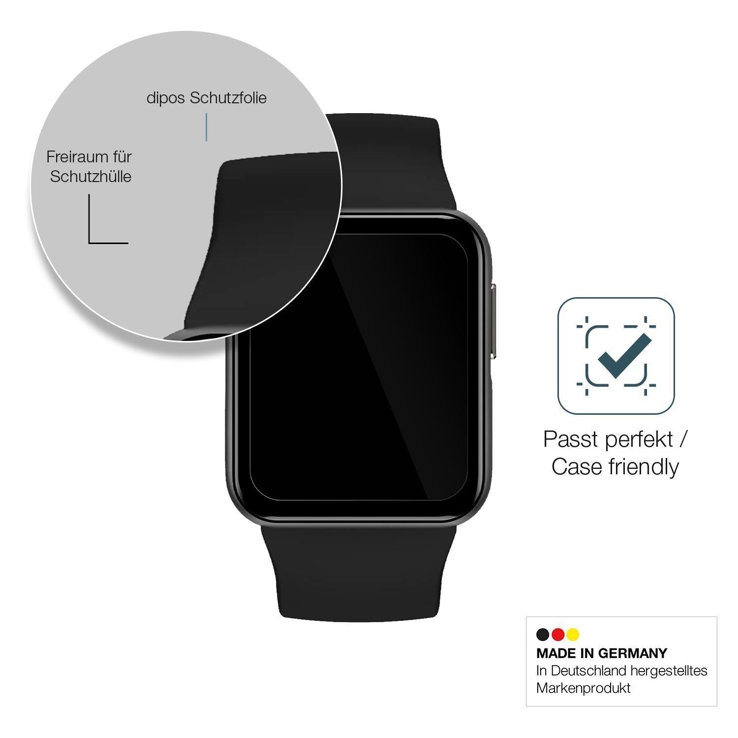 2x 9H Schutzfolie für GRV Smartwatch Panzerfolie (6)