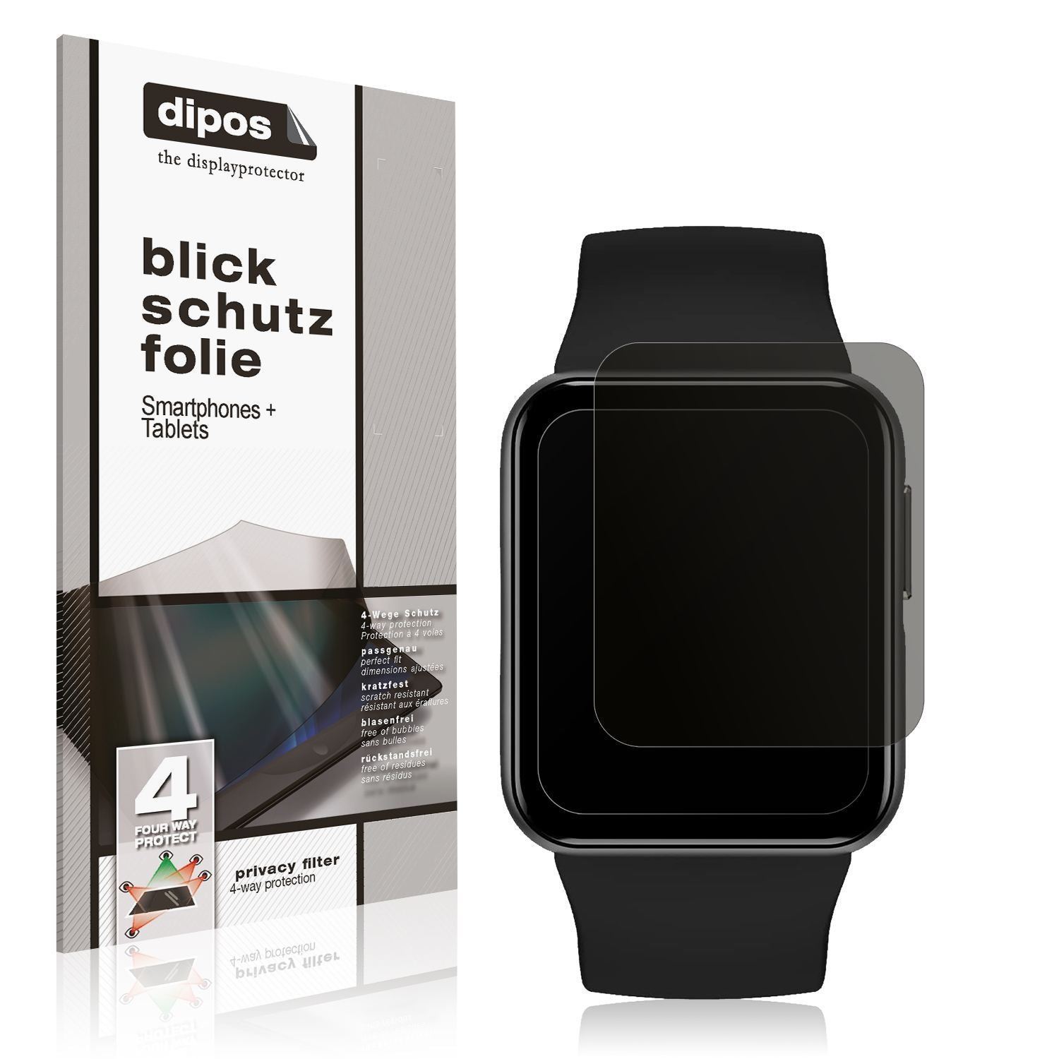 Blickschutzfolie für GRV Smartwatch matt Schutzfol (1)