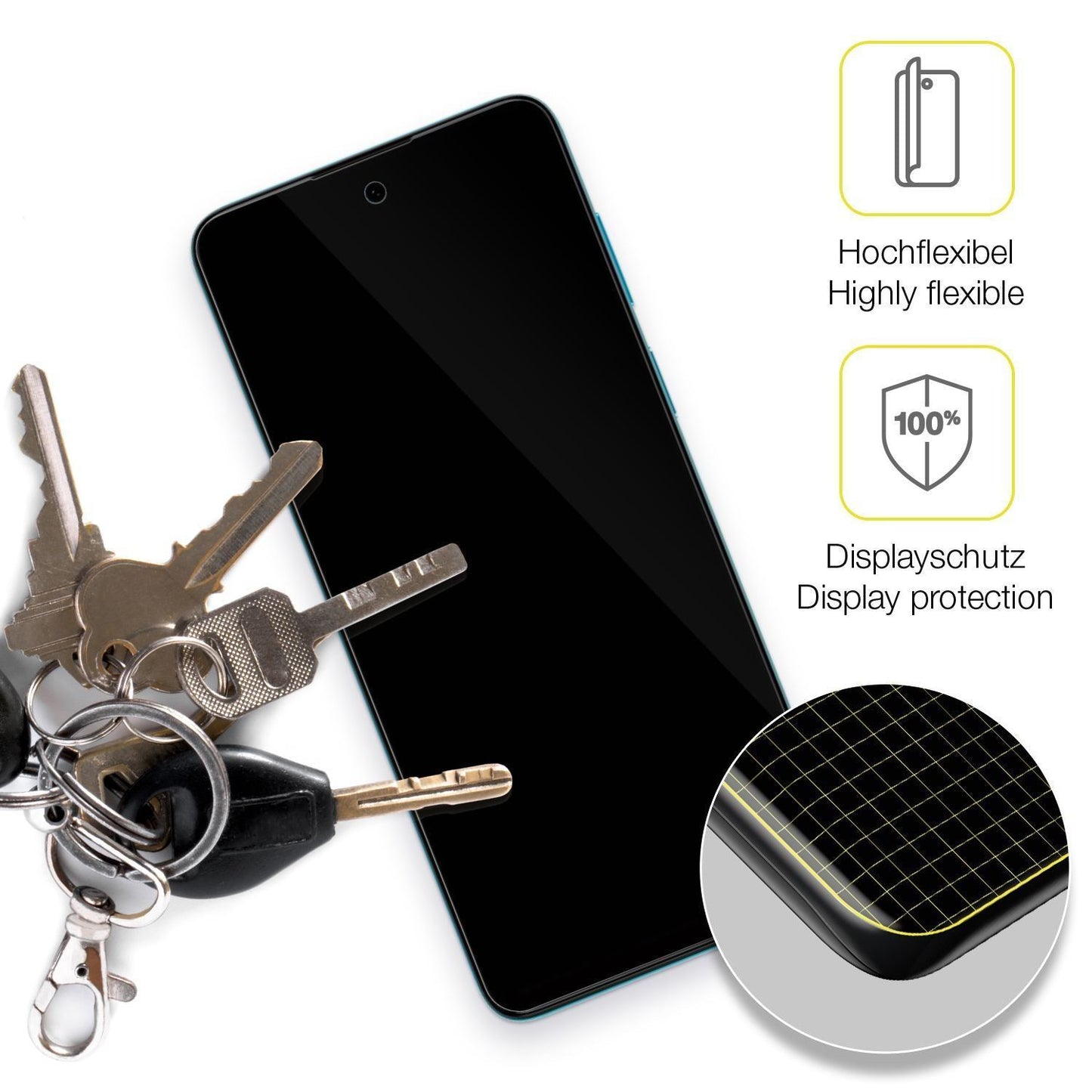 2x 3D Full Cover Schutzfolie für Motorola Moto G22 (3)