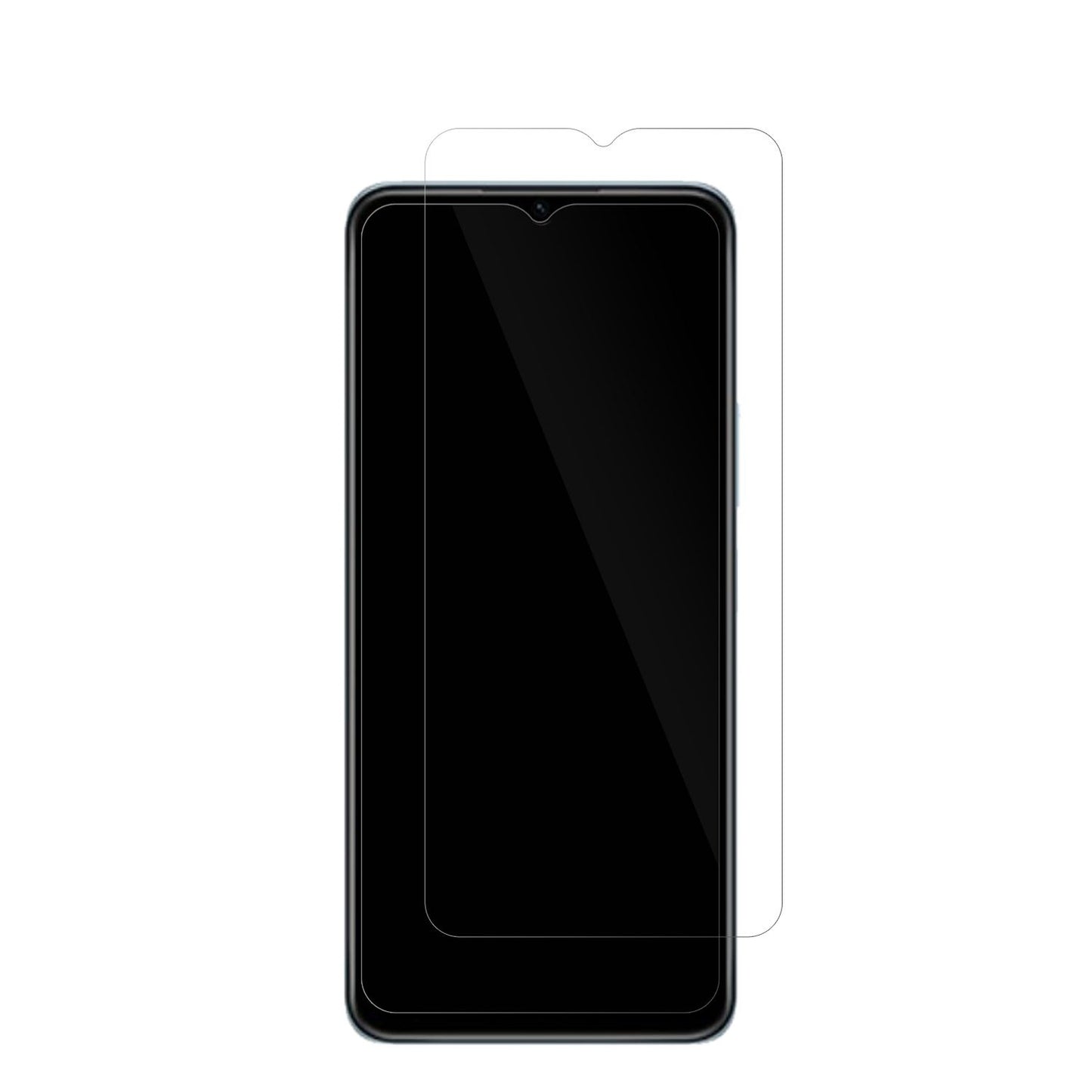6x Schutzfolie klar für Vivo Y55s 5G Display-Schut (2)