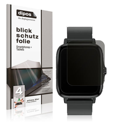Blickschutzfolie für Kaseemi 1,7 Zoll Smartwatch m (1)