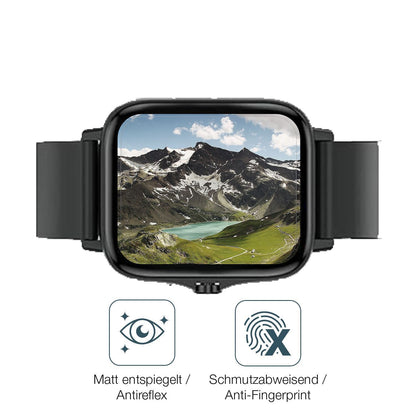 2x 9H Schutzfolie matt für Kaseemi 1,7 Zoll Smartw (5)