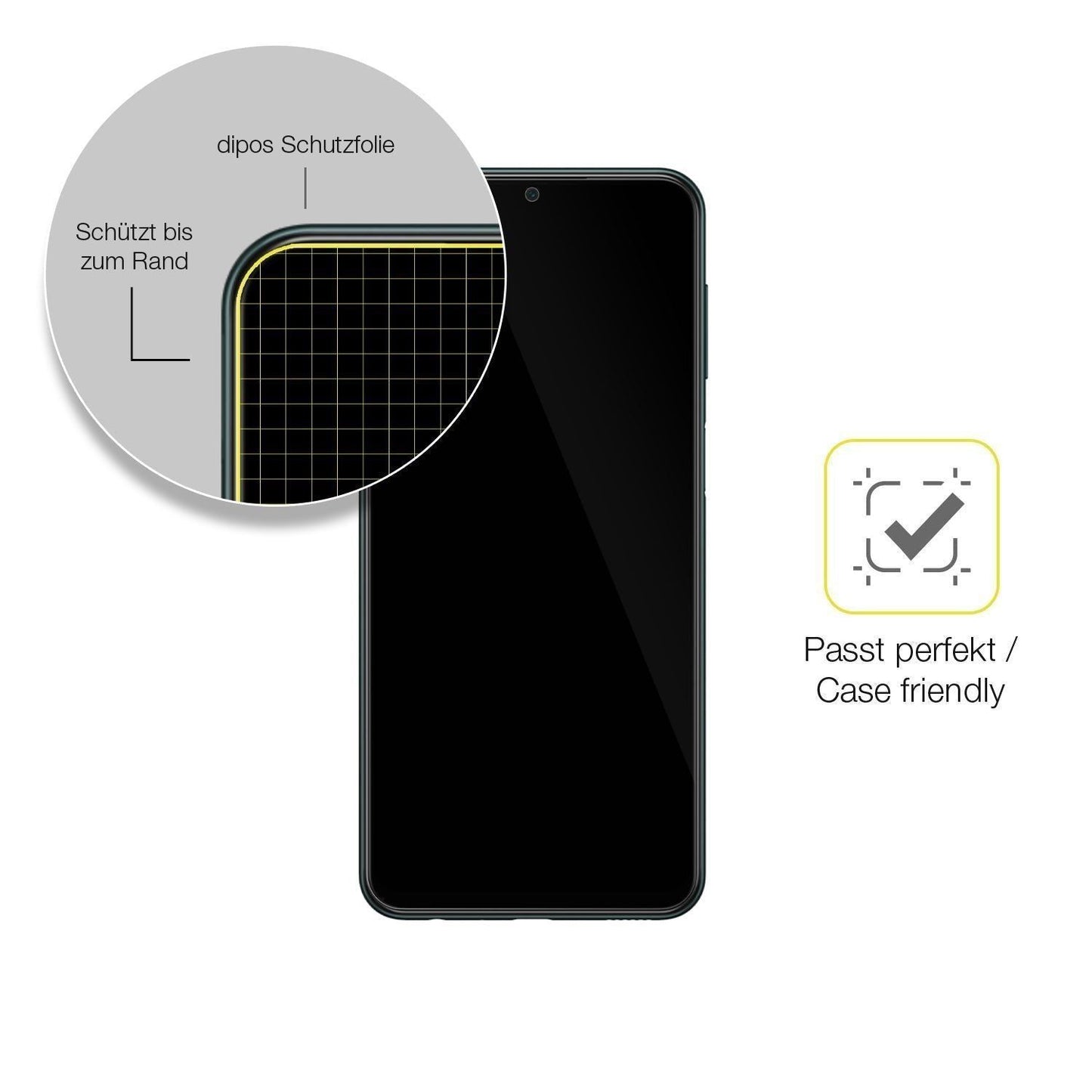 3x 3D Full Cover Schutzfolie für Samsung Galaxy M2 (6)