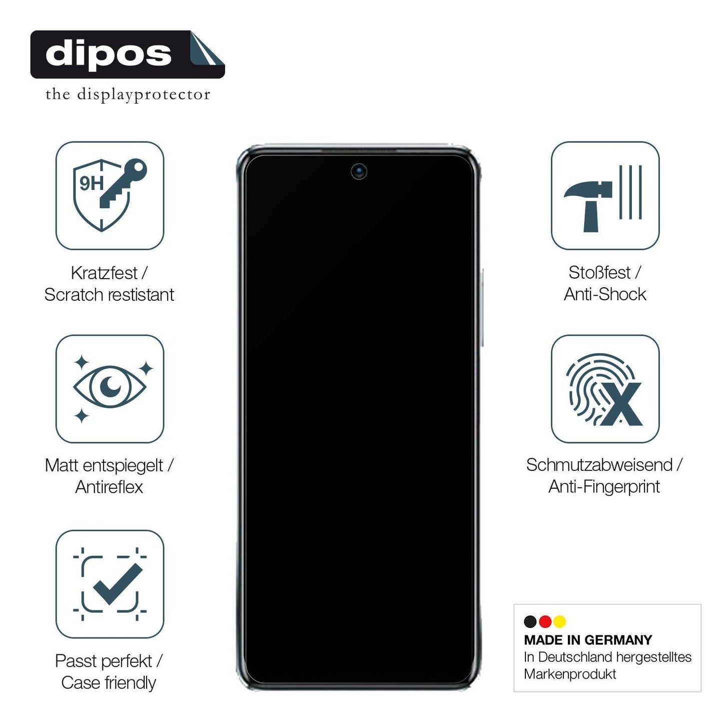 1x 9H Schutzfolie matt für Infinix Note 11 Pro Pan (7)