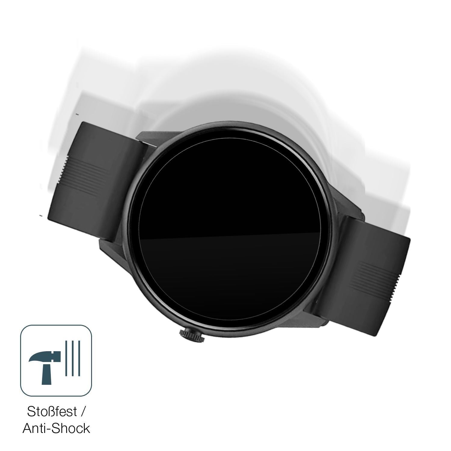 1x 9H Schutzfolie für Lytimes 1,3 Zoll Smartwatch  (4)