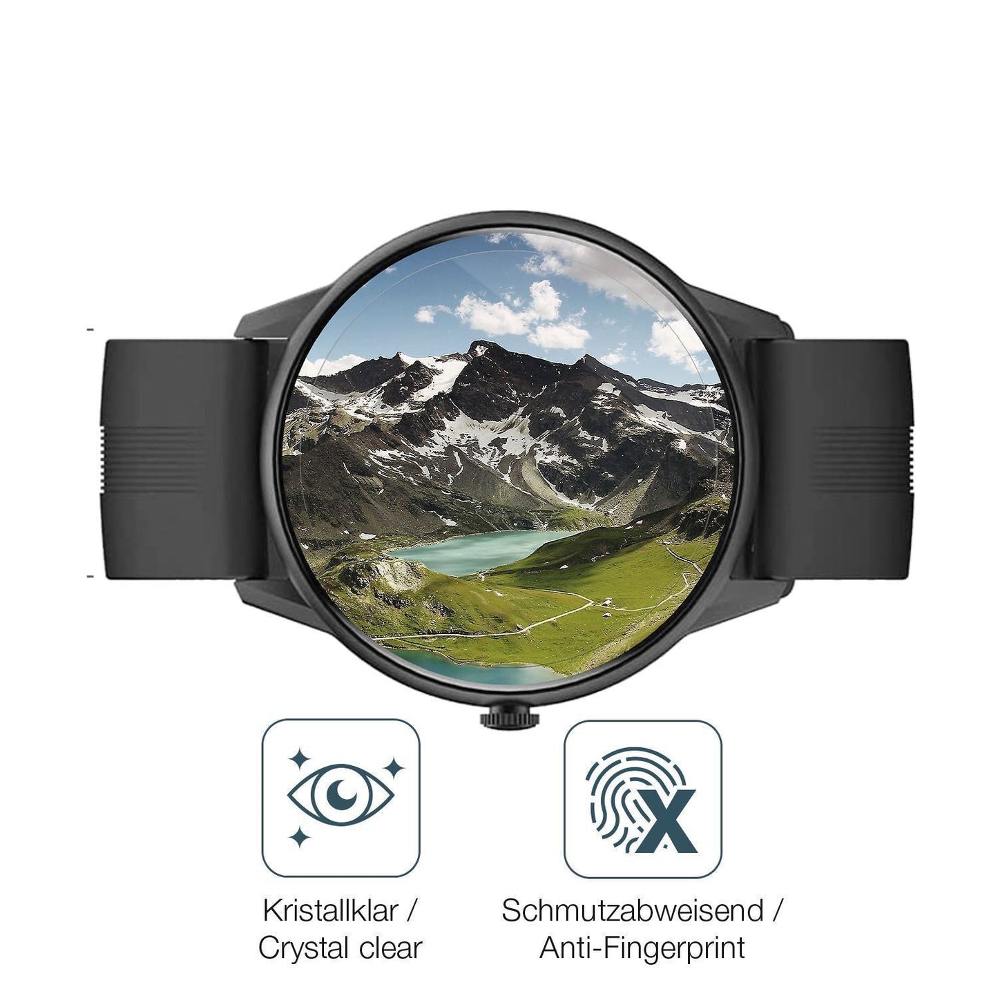 1x 9H Schutzfolie für Lytimes 1,3 Zoll Smartwatch  (5)