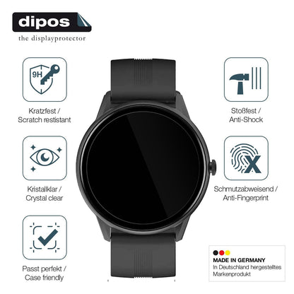 1x 9H Schutzfolie für Lytimes 1,3 Zoll Smartwatch  (7)