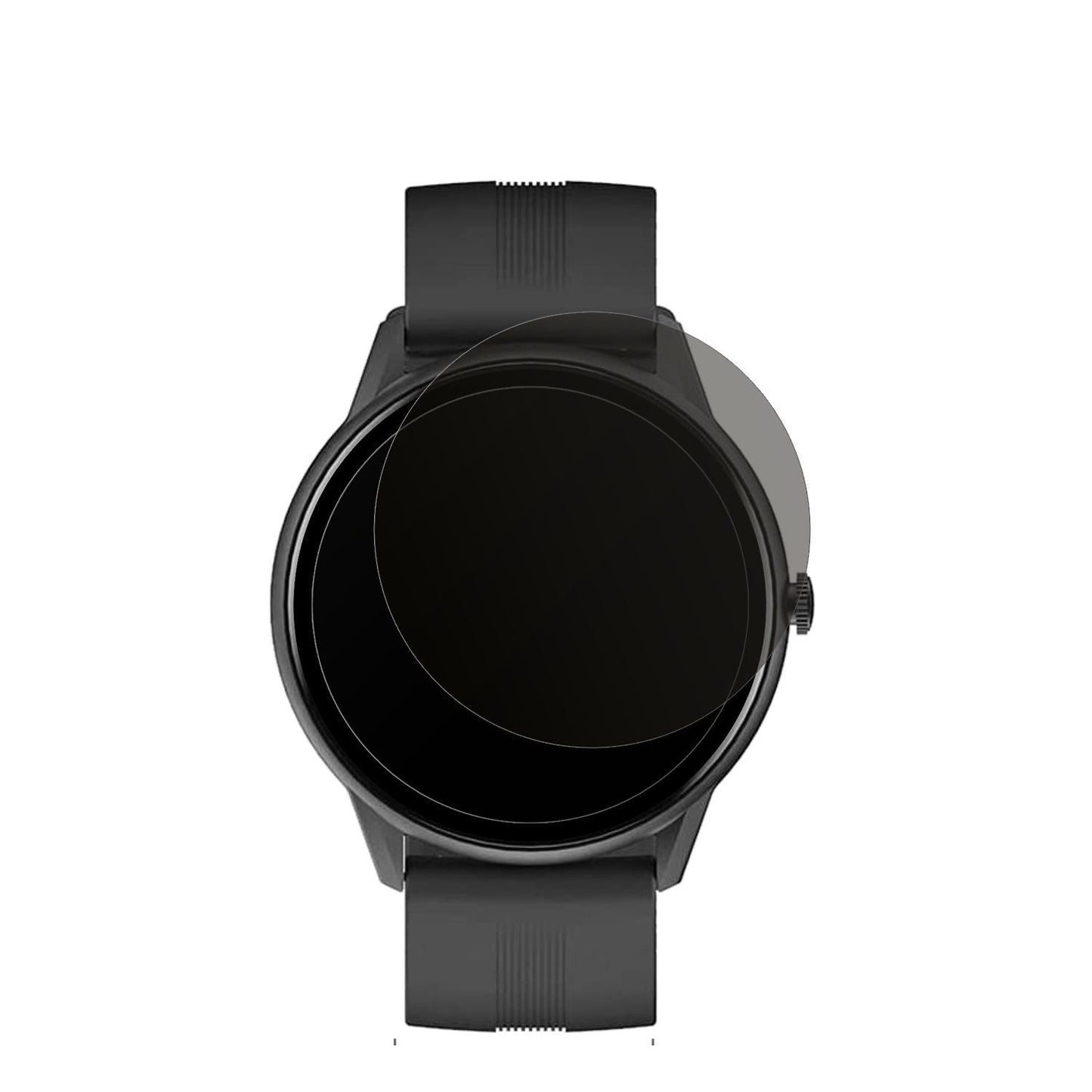 Blickschutzfolie für Lytimes 1,3 Zoll Smartwatch m (2)