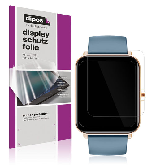 1x Schutzfolie klar für Huakua G50 Smartwatch Disp (1)