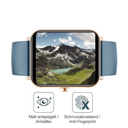2x 9H Schutzfolie matt für Huakua G50 Smartwatch P (5)