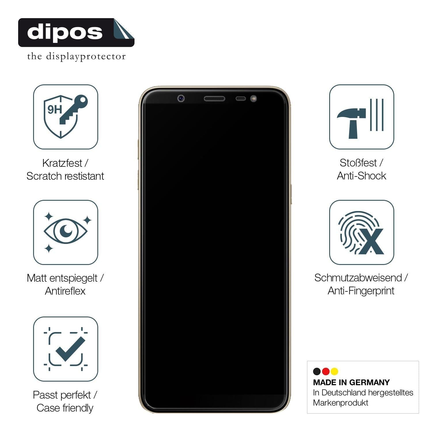 1x 9H Schutzfolie matt für Samsung Galaxy J8 Panze (7)