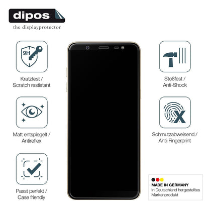 1x 9H Schutzfolie matt für Samsung Galaxy J8 Panze (7)