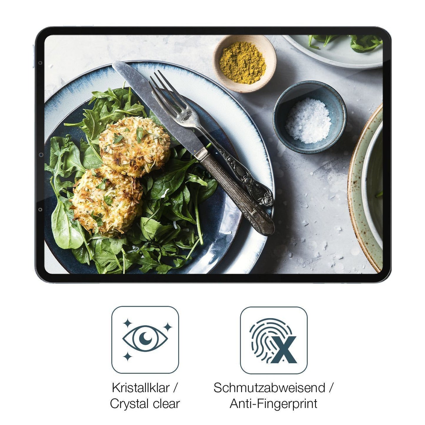 1x 9H Schutzfolie für Apple iPad Air (2022) Panzer (5)