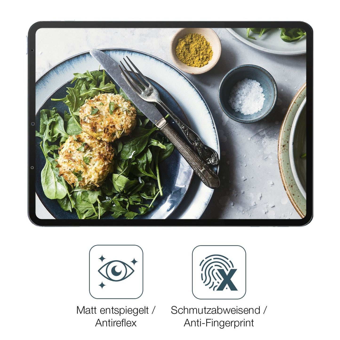 2x 9H Schutzfolie matt für Apple iPad Air (2022) P (5)