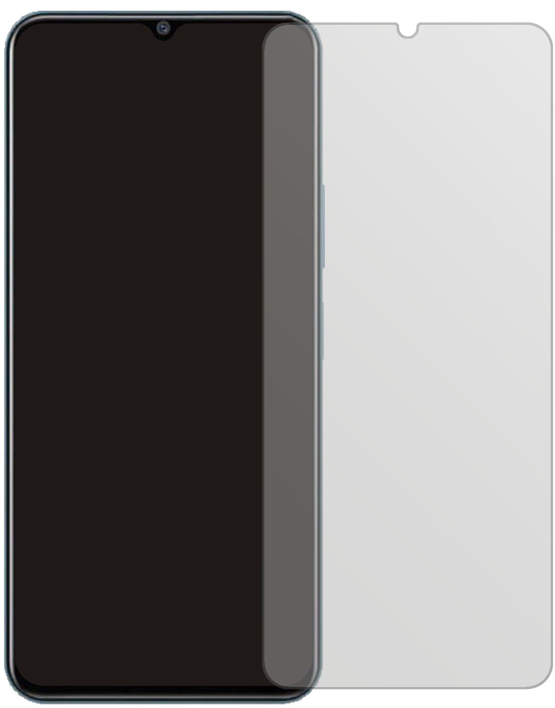 1x Schutzfolie matt für Vivo iQOO U5 Display-Schut (2)