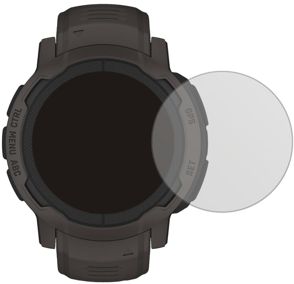 2x Schutzfolie matt für Garmin Instinct 2 (40mm) D (2)