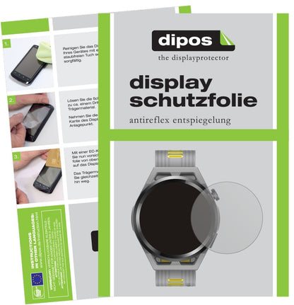 5x Schutzfolie matt für Huawei Watch GT Runner Dis (1)