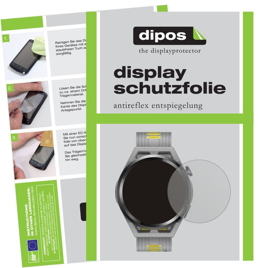 5x Schutzfolie matt für Huawei Watch GT Runner Dis (1)