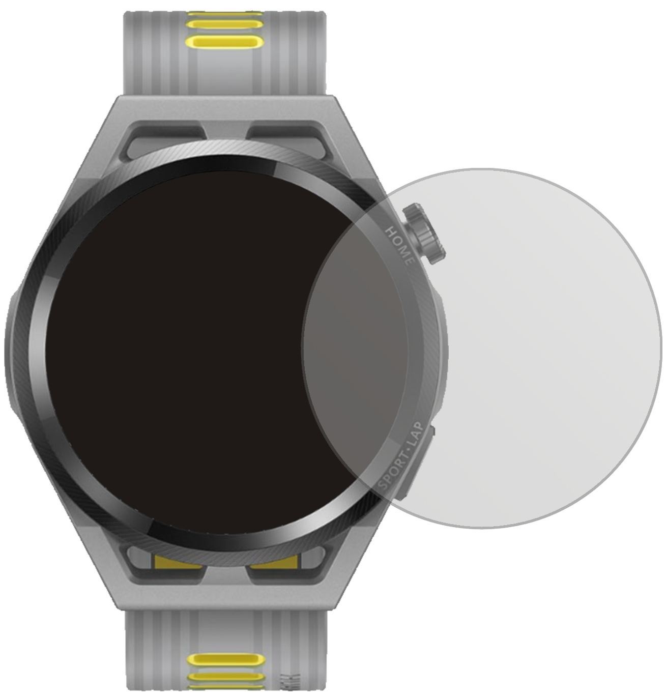 5x Schutzfolie matt für Huawei Watch GT Runner Dis (2)
