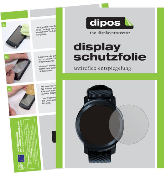 6x Schutzfolie matt für Motorola Moto Watch 100 Di (1)