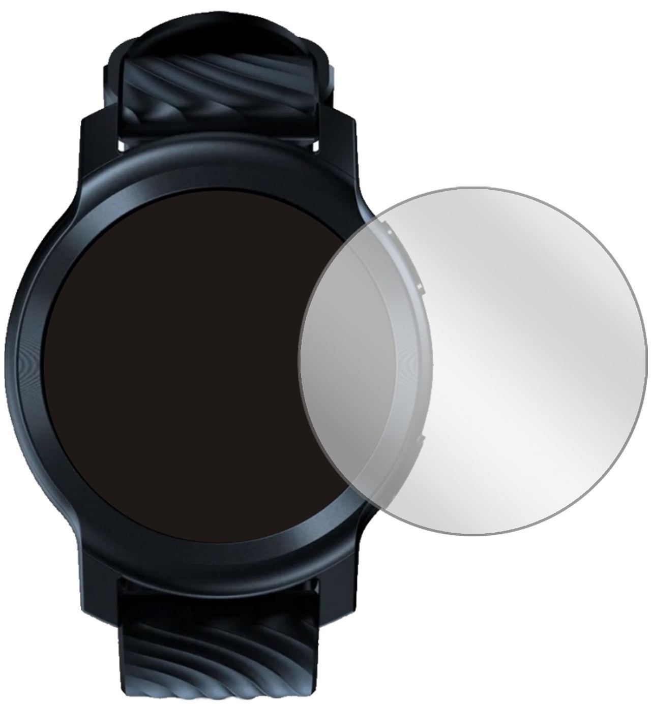 6x Schutzfolie klar für Motorola Moto Watch 100 Di (2)