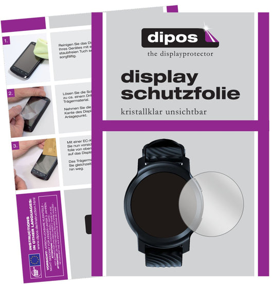 2x Schutzfolie klar für Motorola Moto Watch 100 Di (1)